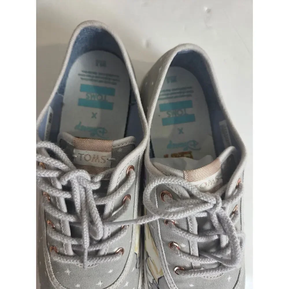 Disney Toms Shoes Women’s Sz 9.5 Dopey Gray Snow White Seven Dwarfs